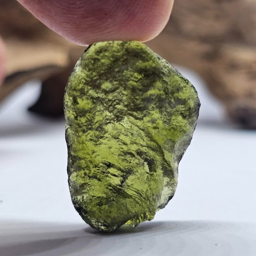 Moldavit kristall meteorit - moldavit,